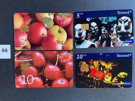 16 verschieden Tax-Card  Swisscom